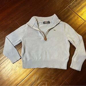 Vineyard Vines Toddler Light BlueHalf-Zip Sweater 2T